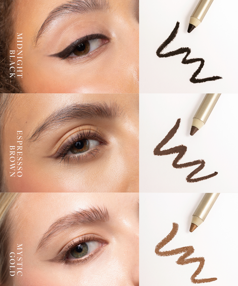 Creamy Kajal Eyeliner | Midnight Black Foundation Brush