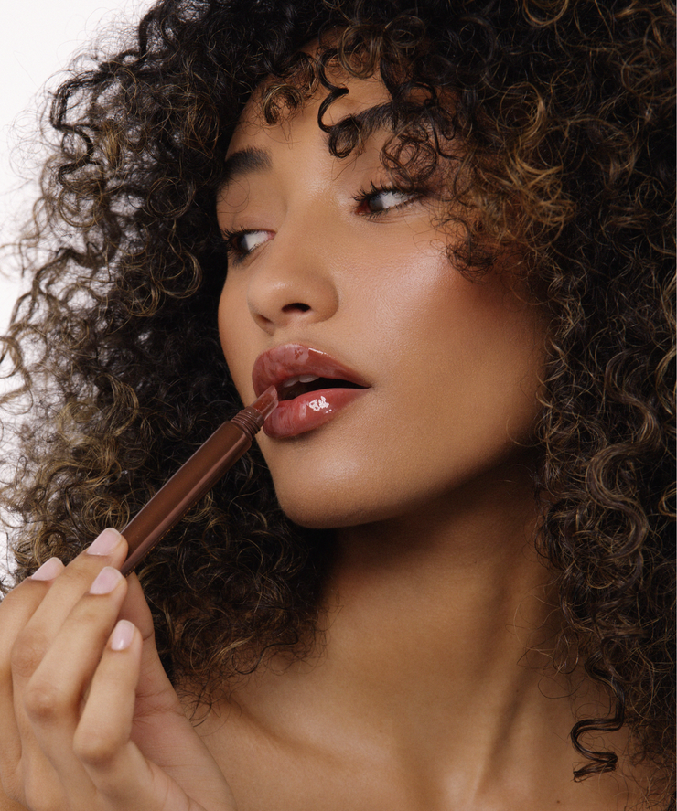 Peptide Lip Tint | Cappucino Foundation Brush