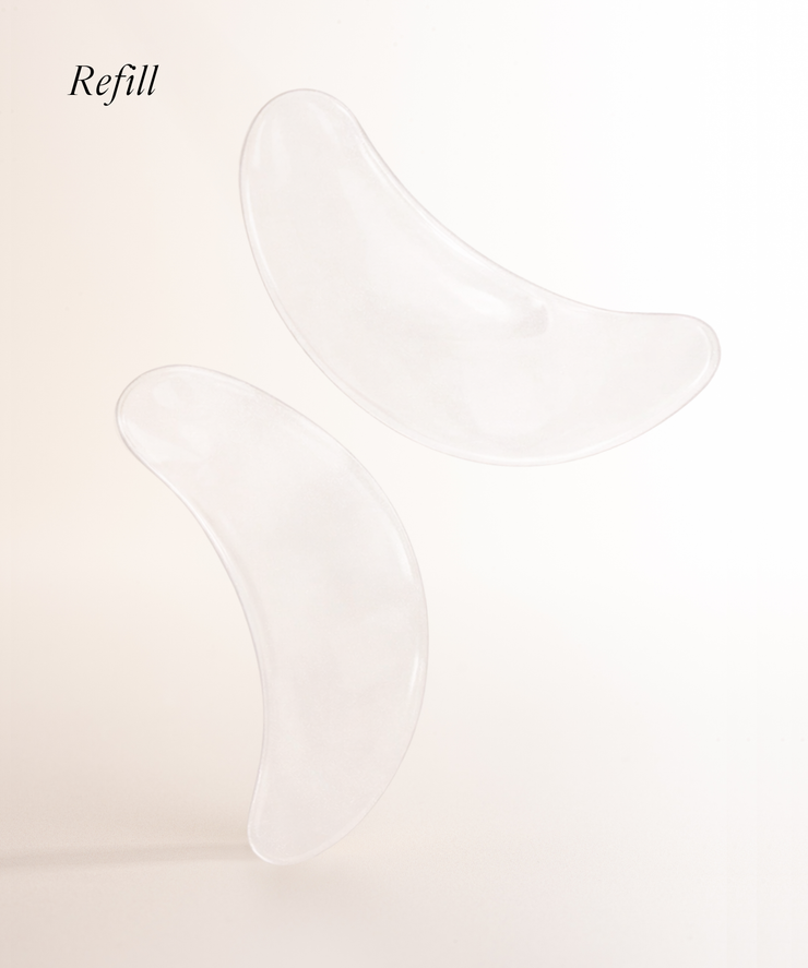 Refillable Eye Gel Patches 50 pcs Foundation Brush
