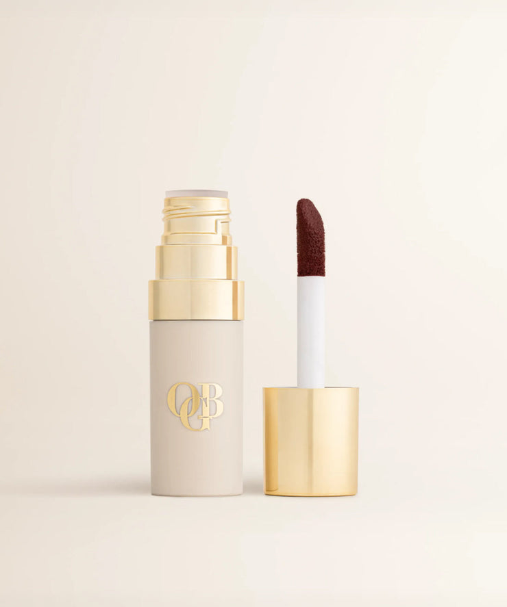 Satin Lip Stain | Mocha Foundation Brush