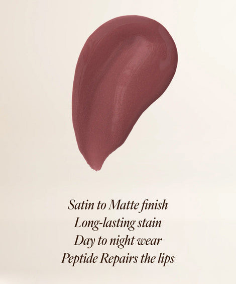 Satin Lip Stain | Mauve Foundation Brush