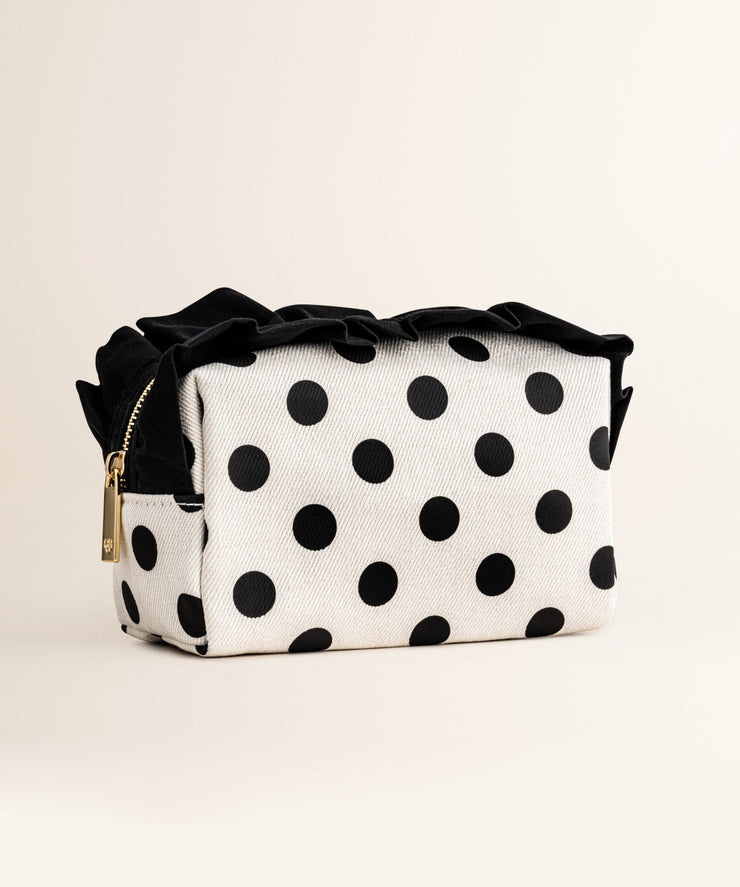 OGB x Azur | Dot Print Makeup Bag Foundation Brush