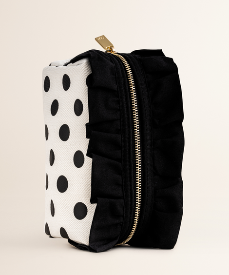 OGB x Azur | Dot Print Makeup Bag Foundation Brush