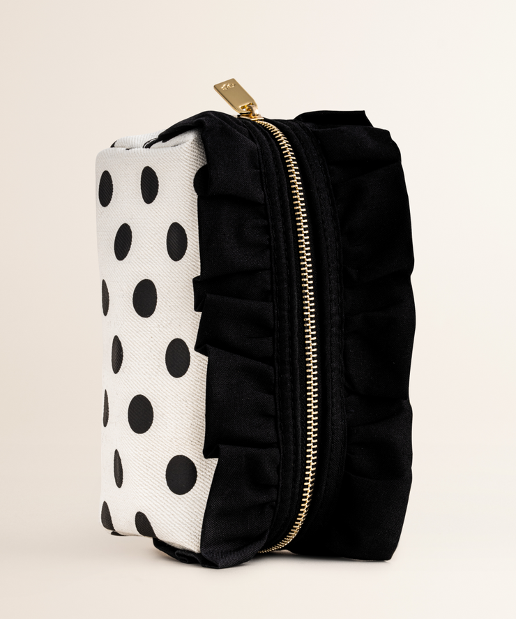 OGB x Azur | Dot Print Makeup Bag Foundation Brush