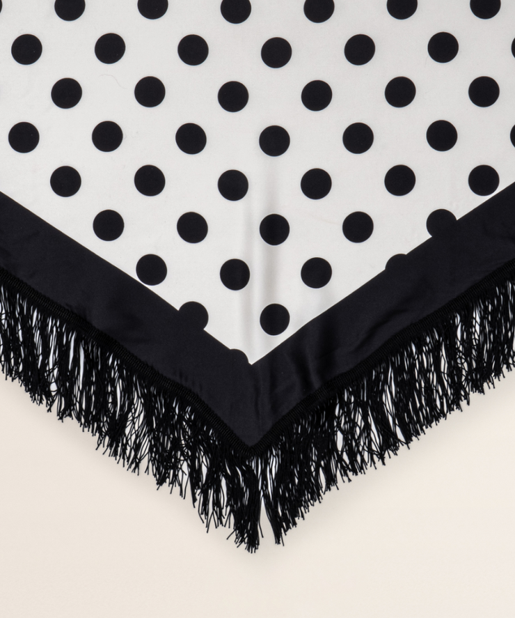 OGB x Azur | Dot Print Scarf Foundation Brush